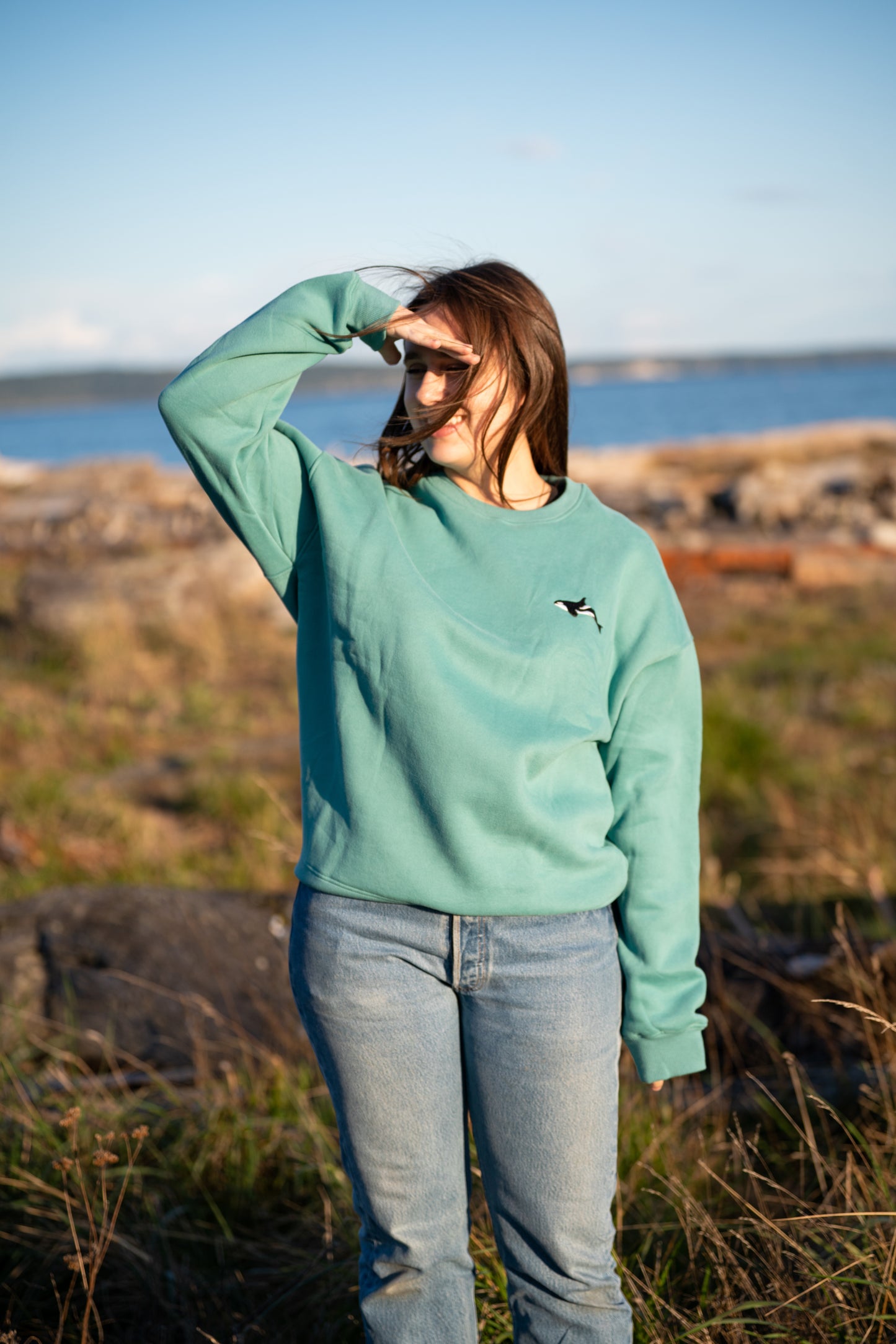 Orca Sweatshirt - Teal